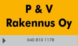 P & V Rakennus Oy logo
